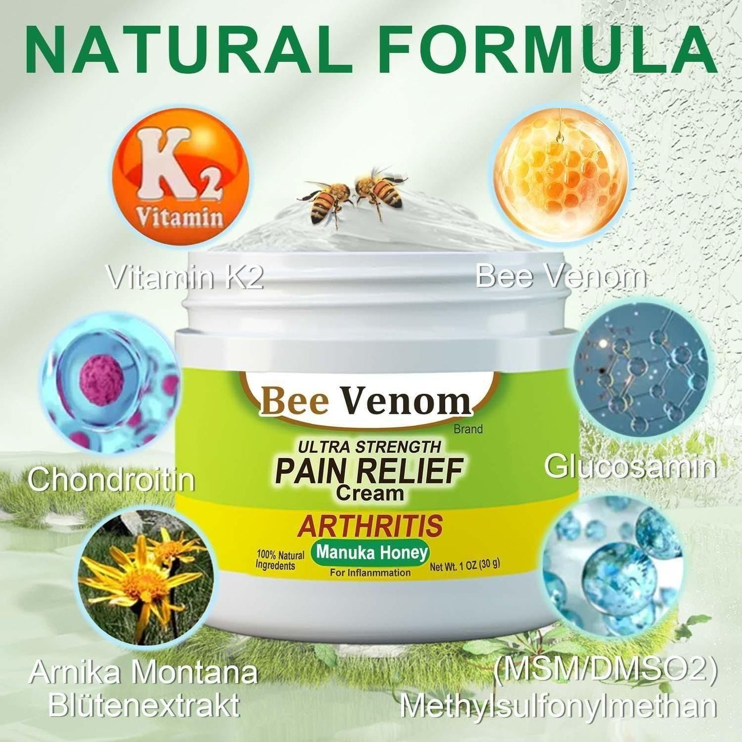 Bee Venom Joint and Bone Therapy Cream   BUY 1 GET 1 FREE🔥